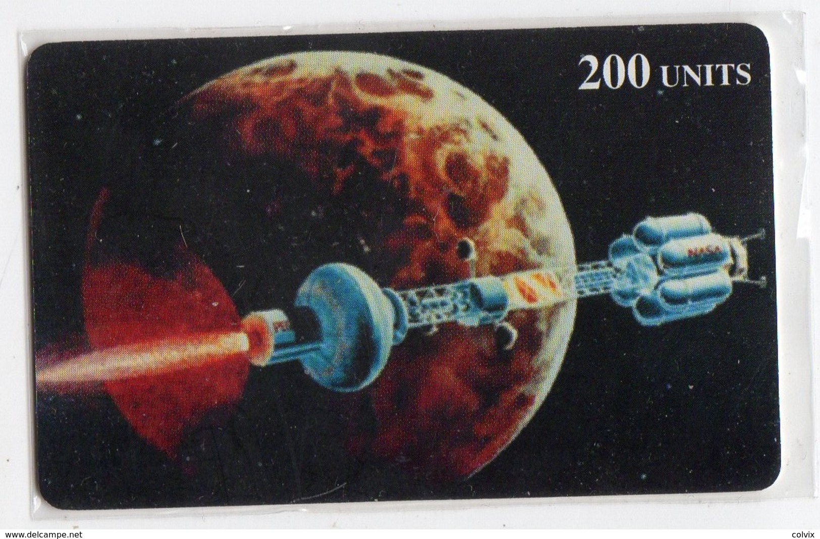 ITALIE Prépaid DELTA CARD 200U ESPACE PLANETE - Astronomy