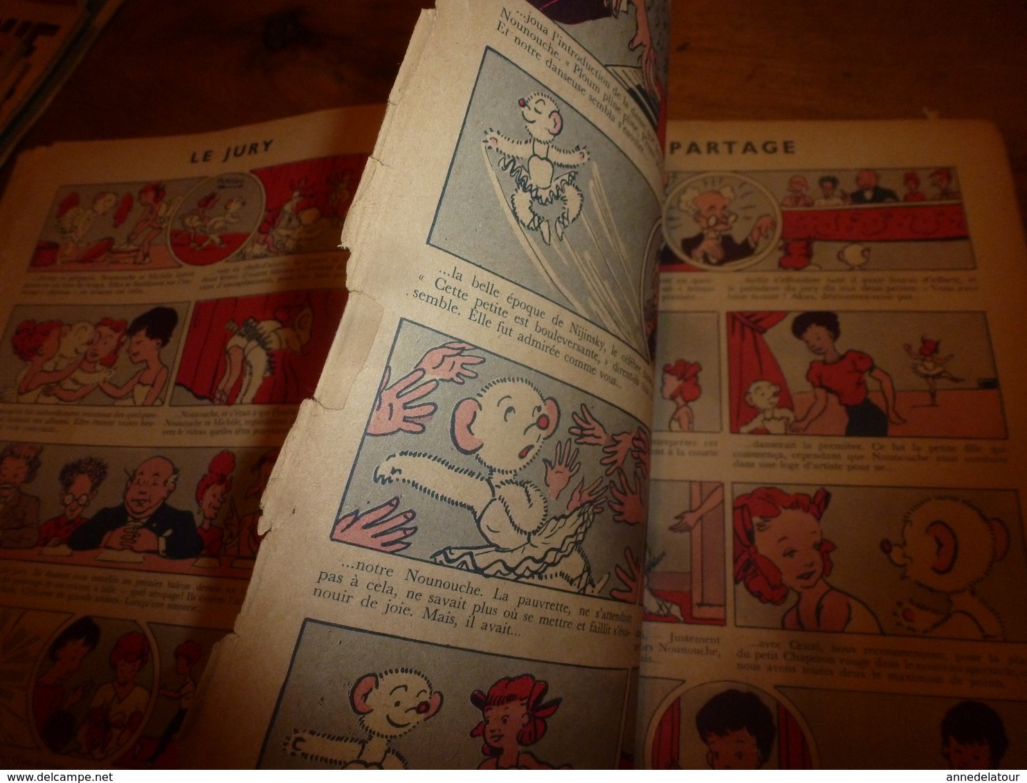1953 NOUNOUCHE petite danseuse,   texte et dessins de DURST