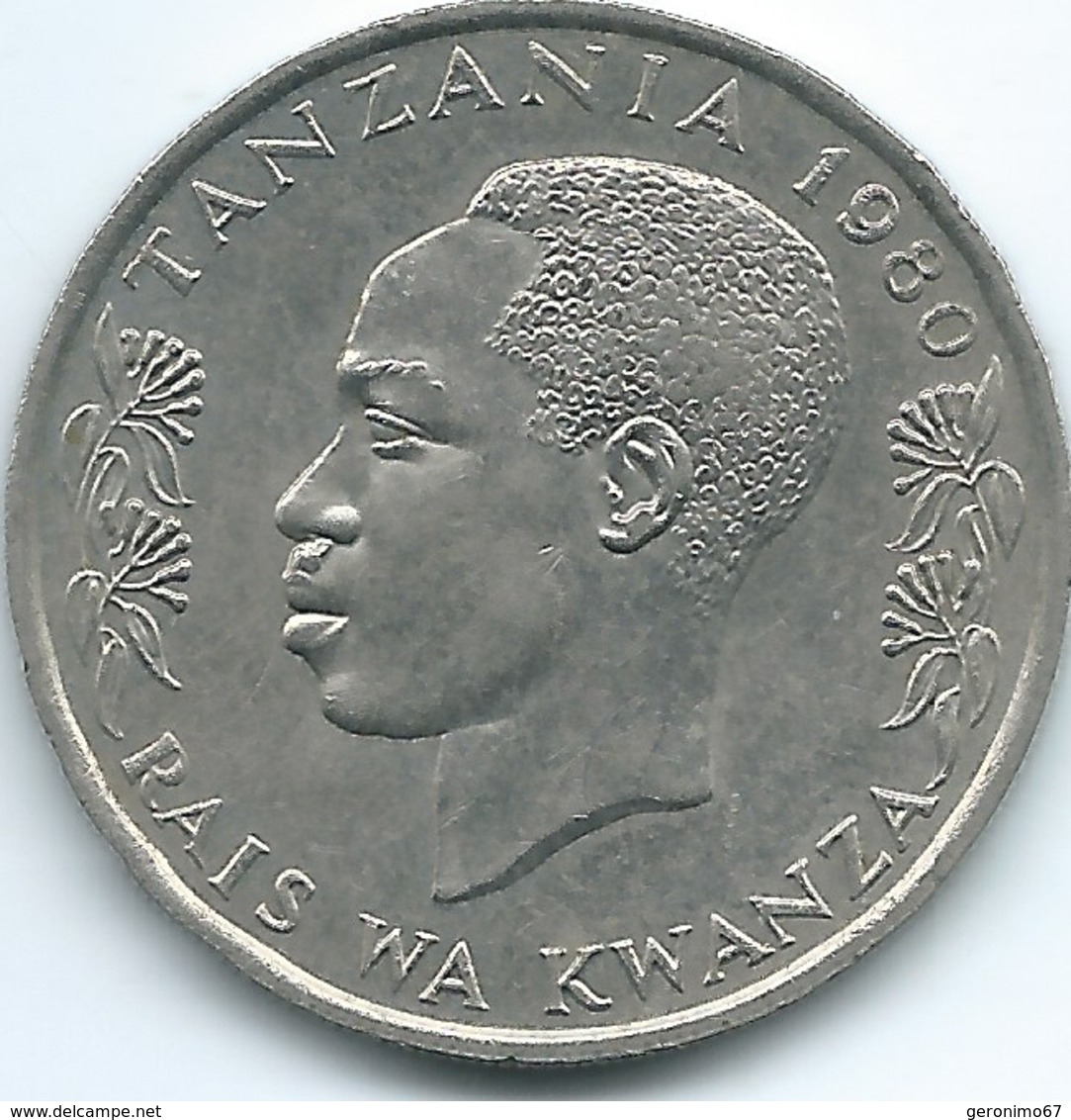 Tanzania - 1 Shilingi - 1980 - KM4 - Tanzanía