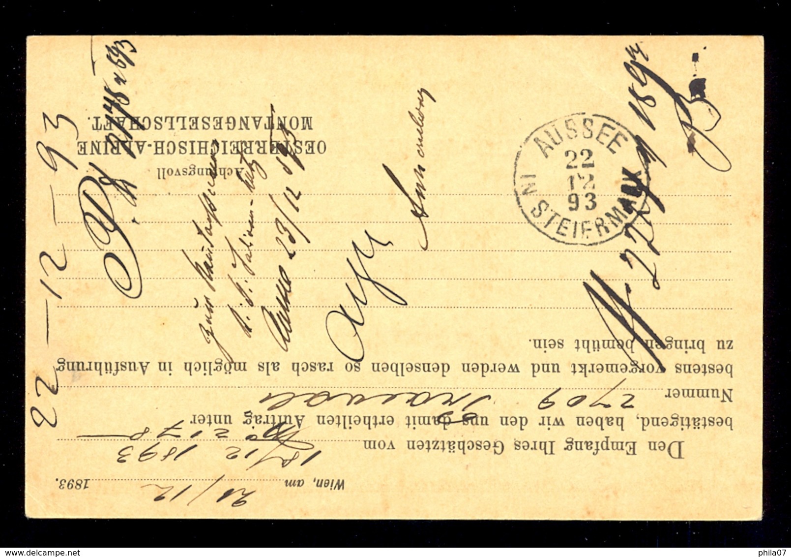 Austria - 5 Old Stationery For German Speaking Area With Interesting Cancels. - Other & Unclassified