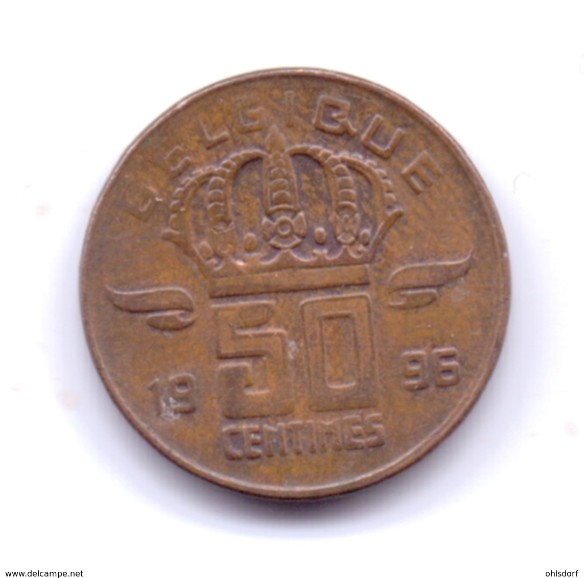 BELGIQUE 1996: 50 Centimes, KM 148 - 50 Cent