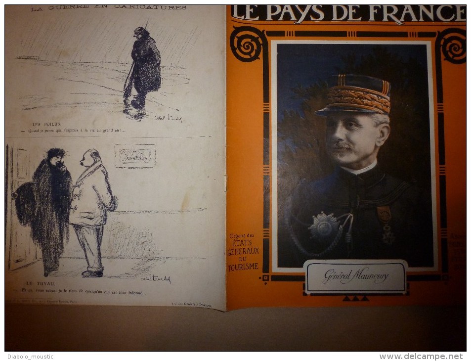 1915 JOURNAL De GUERRE(Le Pays De France):Spahis;Haïdar-Pacha;San-Stefano;Ploufragan;St-Barnabé;SOUS-MARIN;Lick;Gerdauen - French