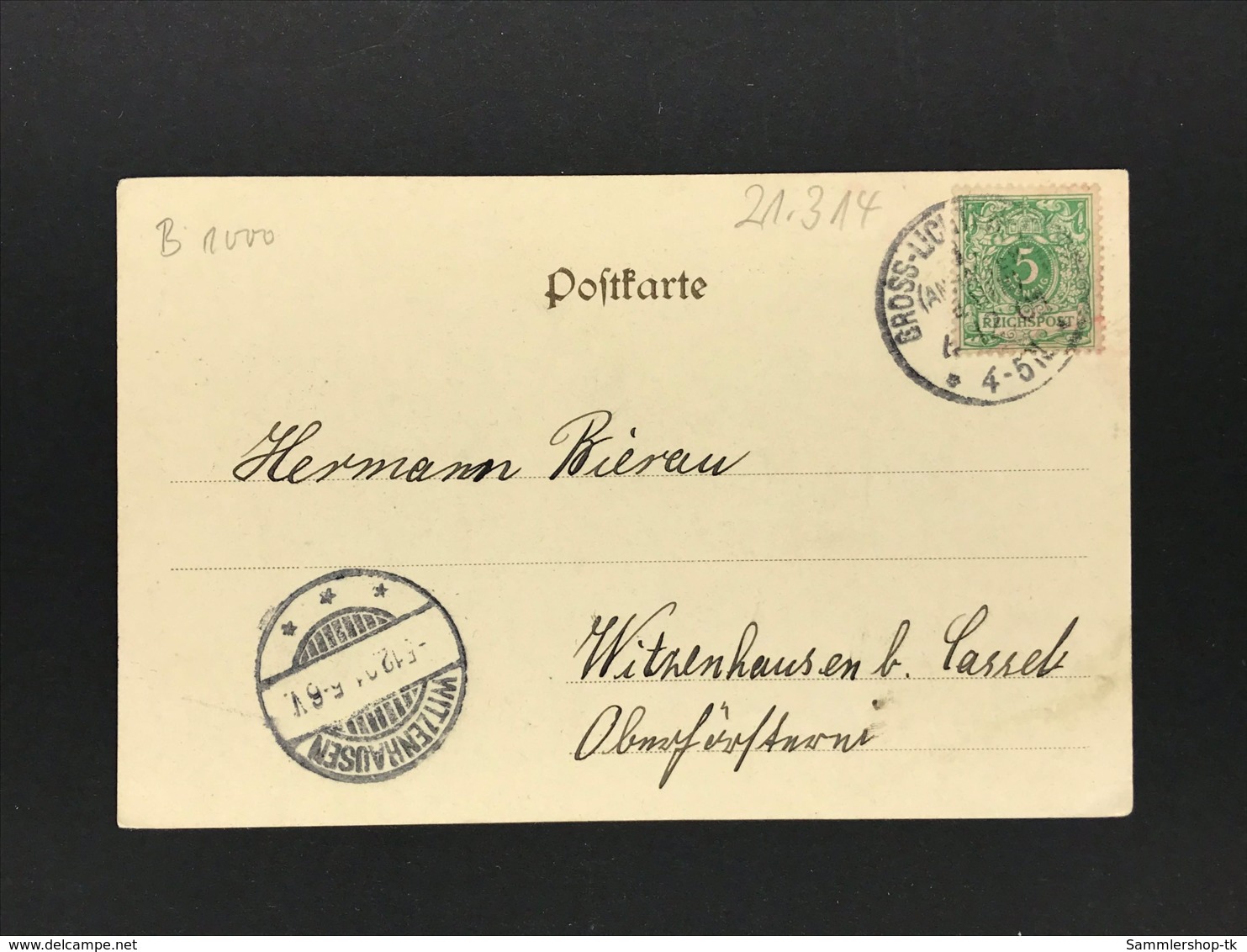 Anischtskarte Gruß Aus Gross-Lichterfelde - Petruskirche 1901 - Lichterfelde
