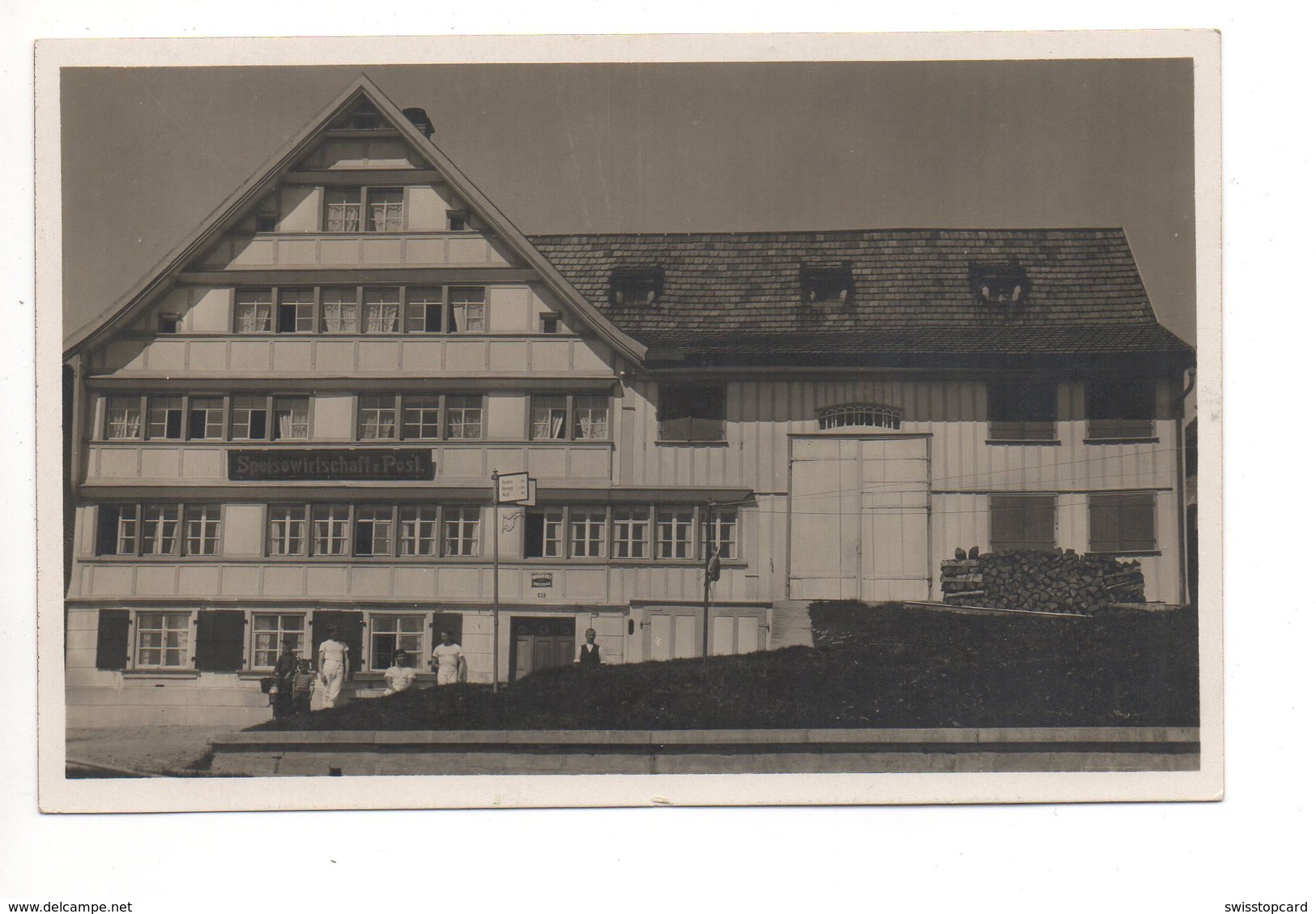 REHETOBEL Gasthaus Z. Post Gel. 1928 Feldpost N. Oberschan - Rehetobel