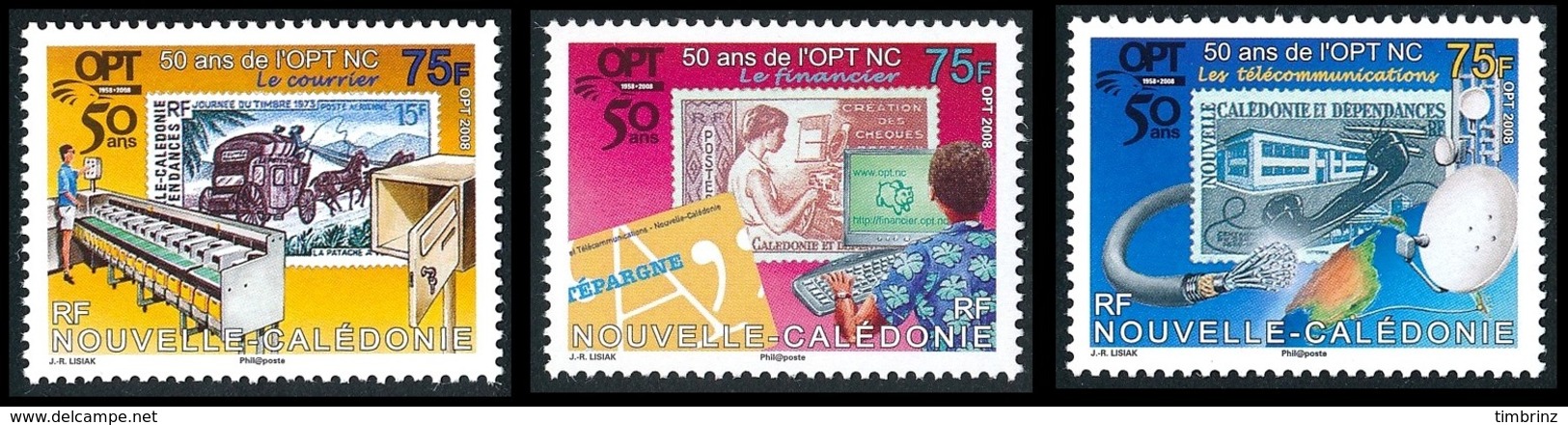 NOUV.-CALEDONIE Année complète 2008 - Yv. 1034 à 1060 ** - 24 tp ** MNH ..Réf.NCE23694