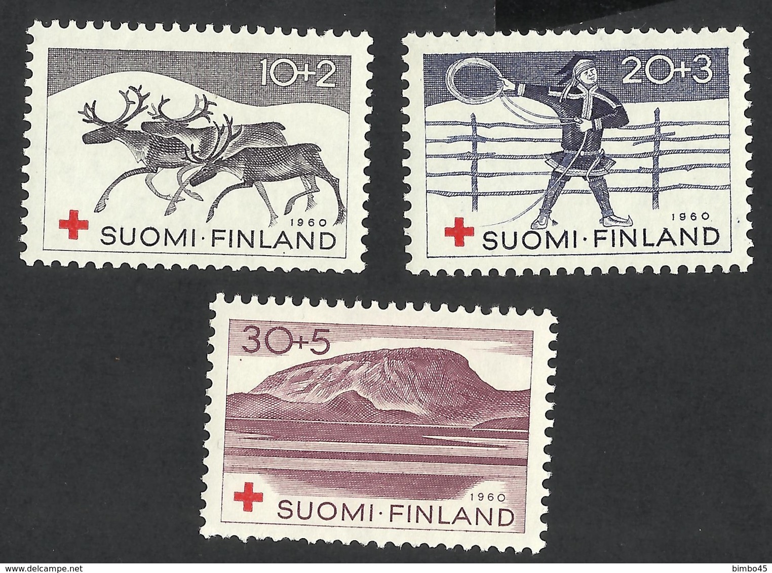 Errors, Freaks & Oddities --SUOMI / FINLAND-- 1960 RED CROSS--MNH - Variétés Et Curiosités