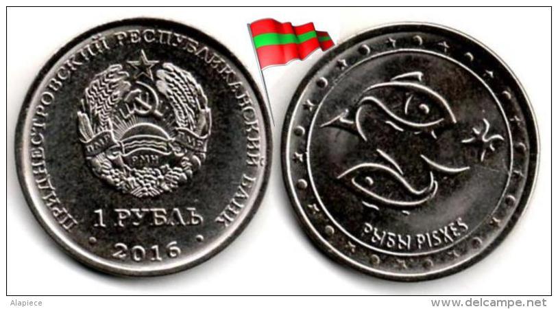 Transnistria - 1 Rouble 2016  (Poisson - UNC) - Moldavie