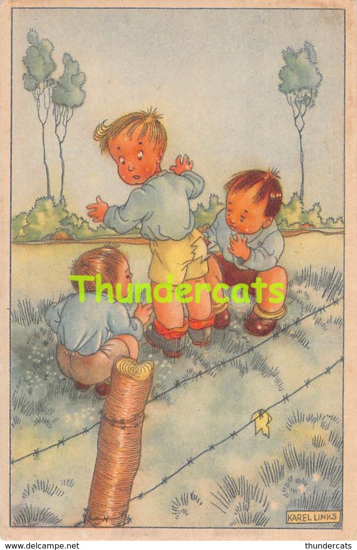 CPA ILLUSTRATEUR KAREL LINKS ENFANT  ARTIST SIGNED CHILD - Links, K.L.