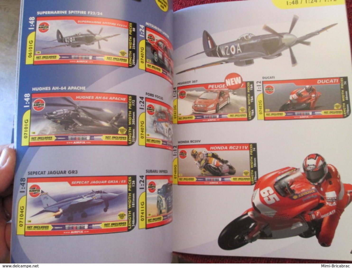 CAGI3  CATALOGUE MAQUETTES PLASTIQUE AIRFIX DE 2005 EN ANGLAIS , 64 Pages En Couleurs - Great Britain