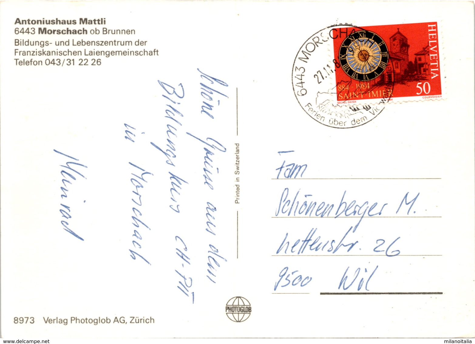 Antoniushaus Mattli - Morschach Ob Brunnen (8973) * 27. 11. 1981 - Morschach