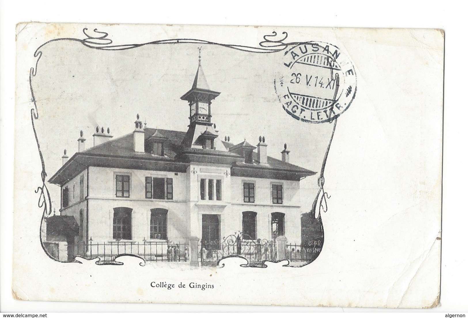 24751 -  Collège De Gingins 1914 - Gingins