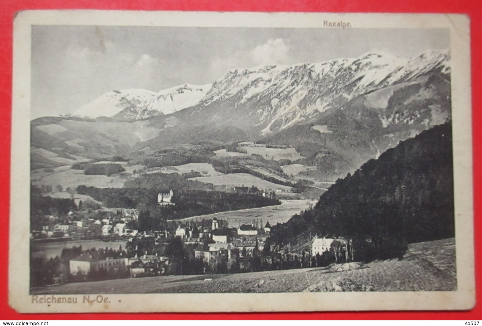 J1-Austria Vintage Postcard-Reichenau N.-Oe Raxalpe. - Raxgebiet