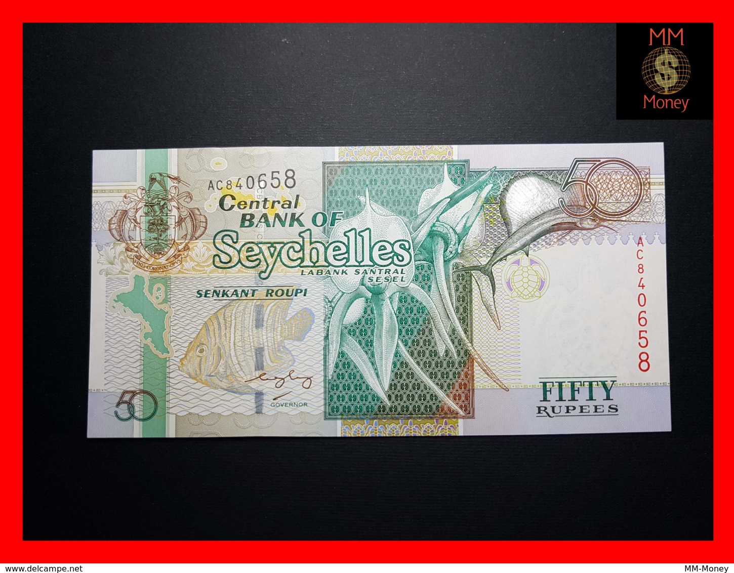 SEYCHELLES 50 Rupees 2005  P. 39 A  UNC - Seychelles