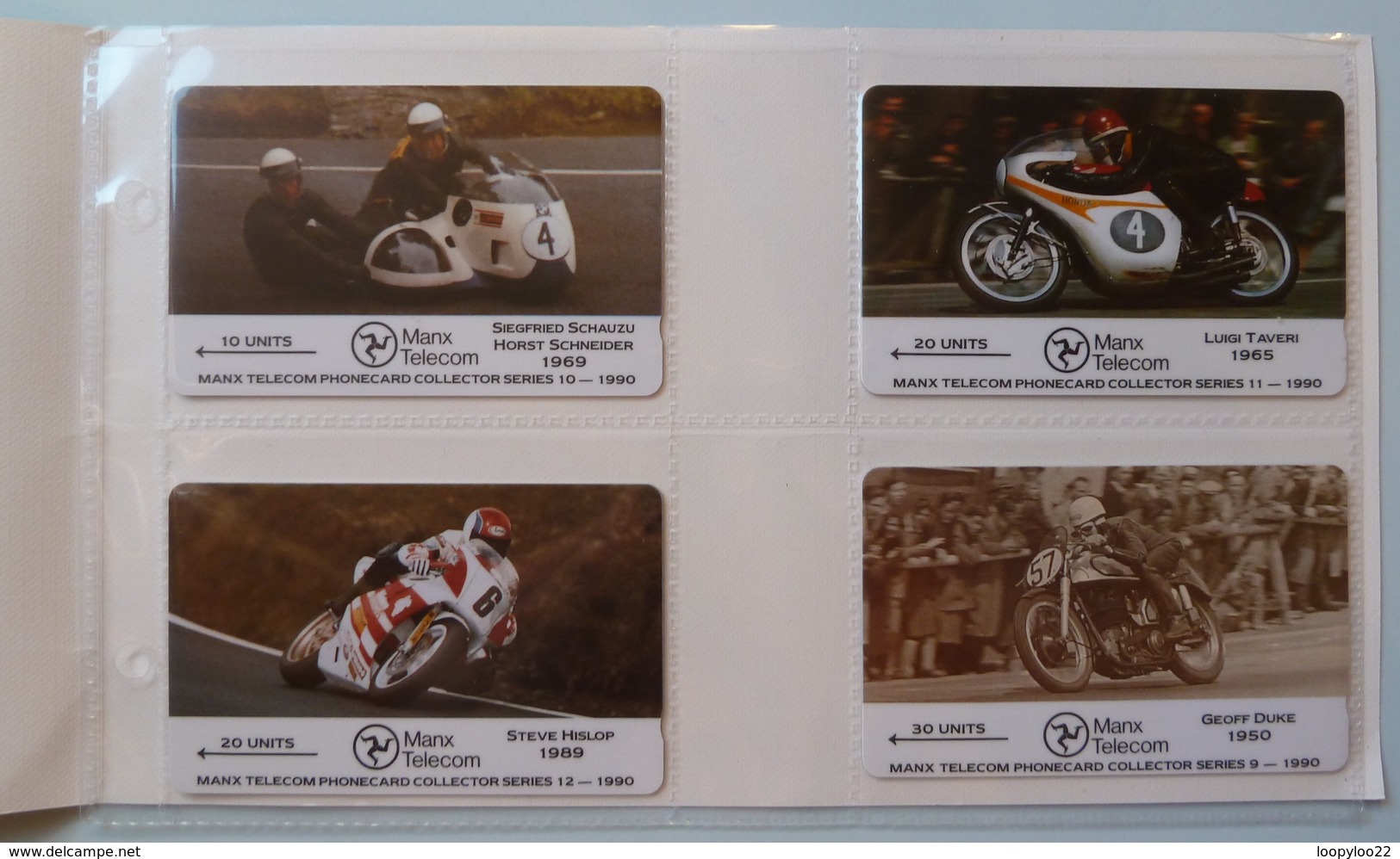 ISLE OF MAN - GPT - 7I0MA To D - TT Races - Set Of 4 - Mint In Folder - Man (Ile De)