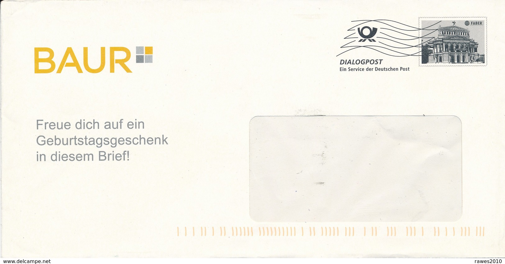 BRD / Bund Burgkunstadt Dialogpost FRW Reichstag Berlin Baur Versand Geburtstag - Cartas & Documentos