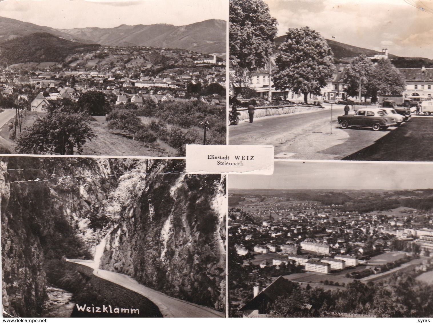 Cpsm 10x15 . AUTRICHE . Elinsstadt WEIZ Steiermark (Multi-vues) - Weiz