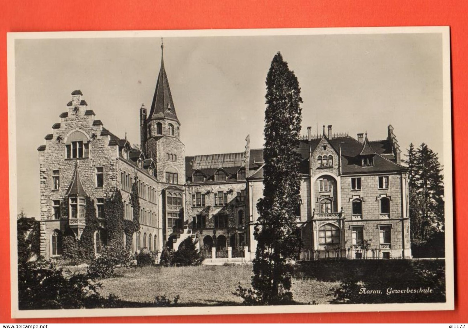 ZAH-01 Aarau Gewerbeschule. Photoglob 5824. Nicht Gelaufen - Aarau