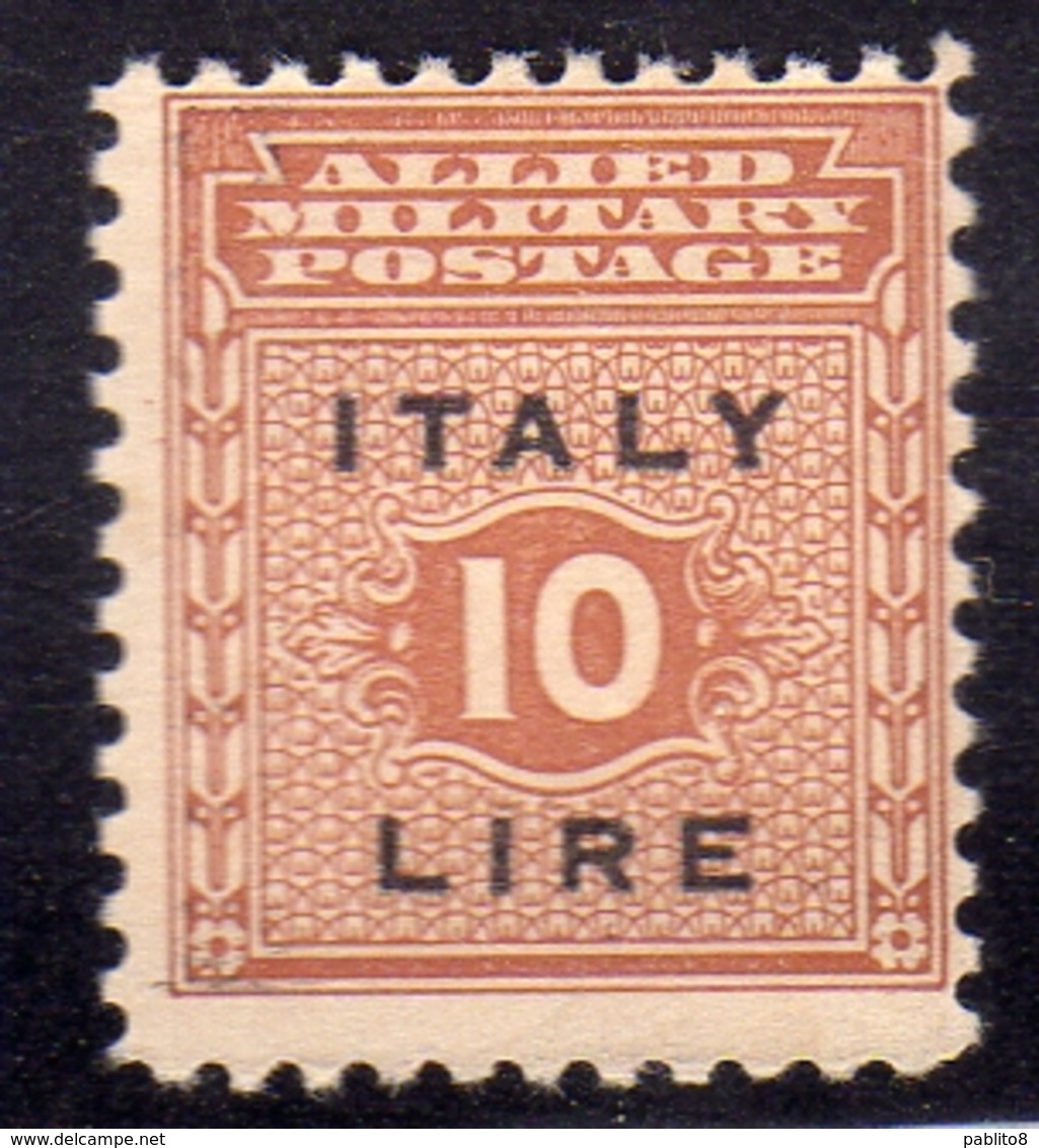 OCCUPAZIONE ANGLO-AMERICANA SICILIA 1943 LIRE 10 MNH - Anglo-american Occ.: Sicily