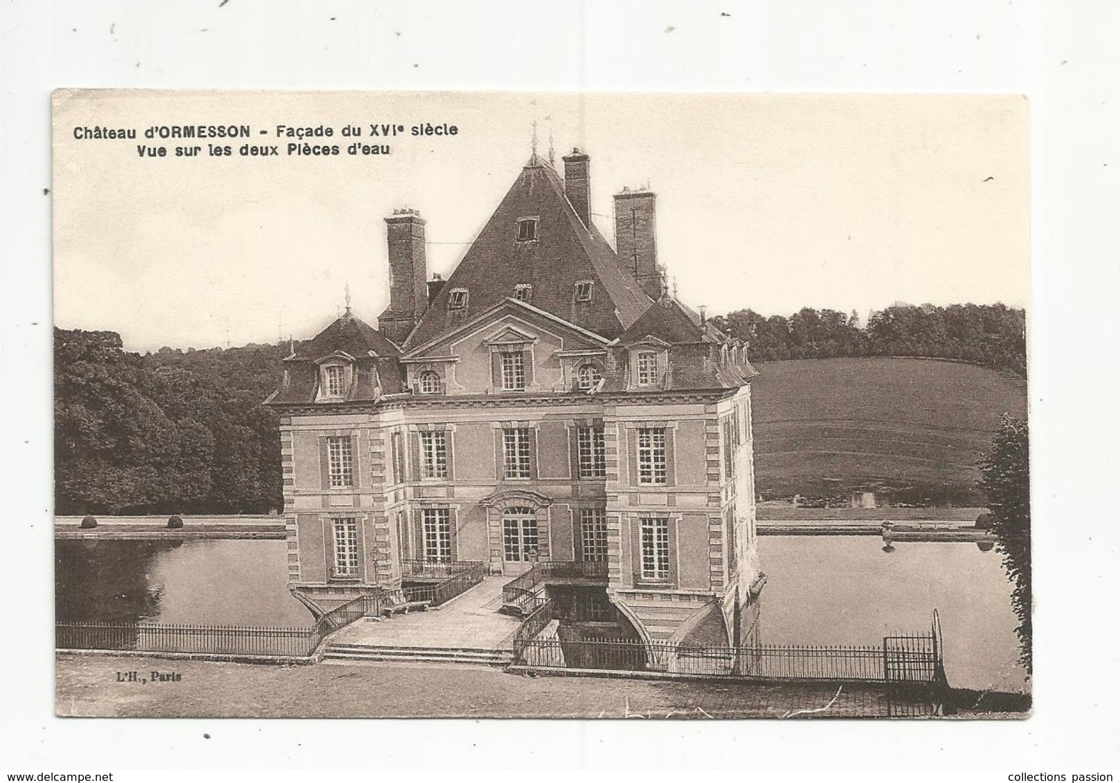 Cp,  94 ,château D'ORMESSON ,  écrite - Ormesson Sur Marne