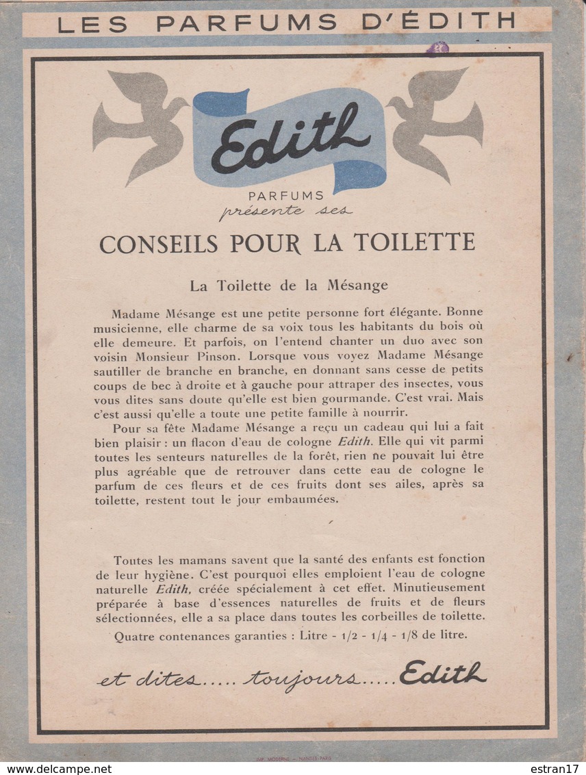 PROTEGE-CACHIER OFFERT PAR LES PARFUMS D'EDITH LA TOILETTE DE LA MESANGE - Parfum & Cosmetica