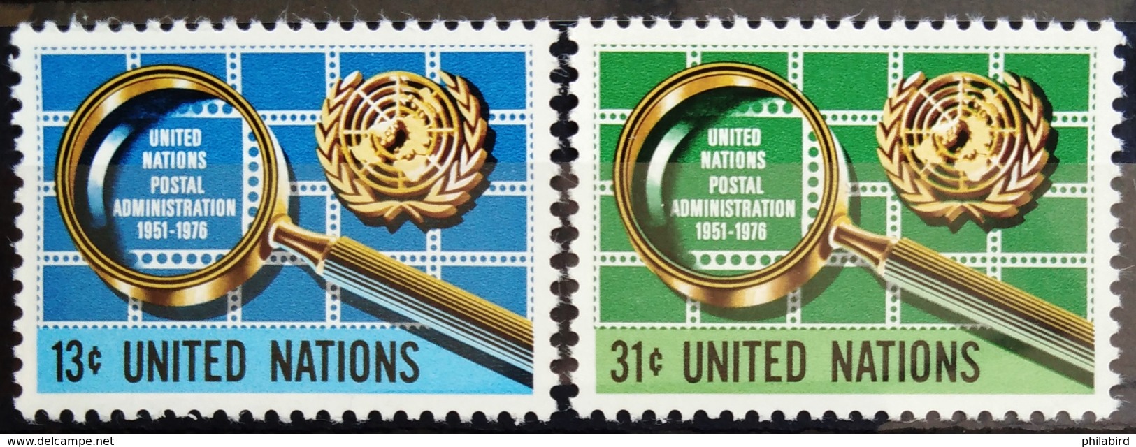 NATIONS-UNIS  NEW YORK                   N° 269/270                     NEUF** - Ongebruikt