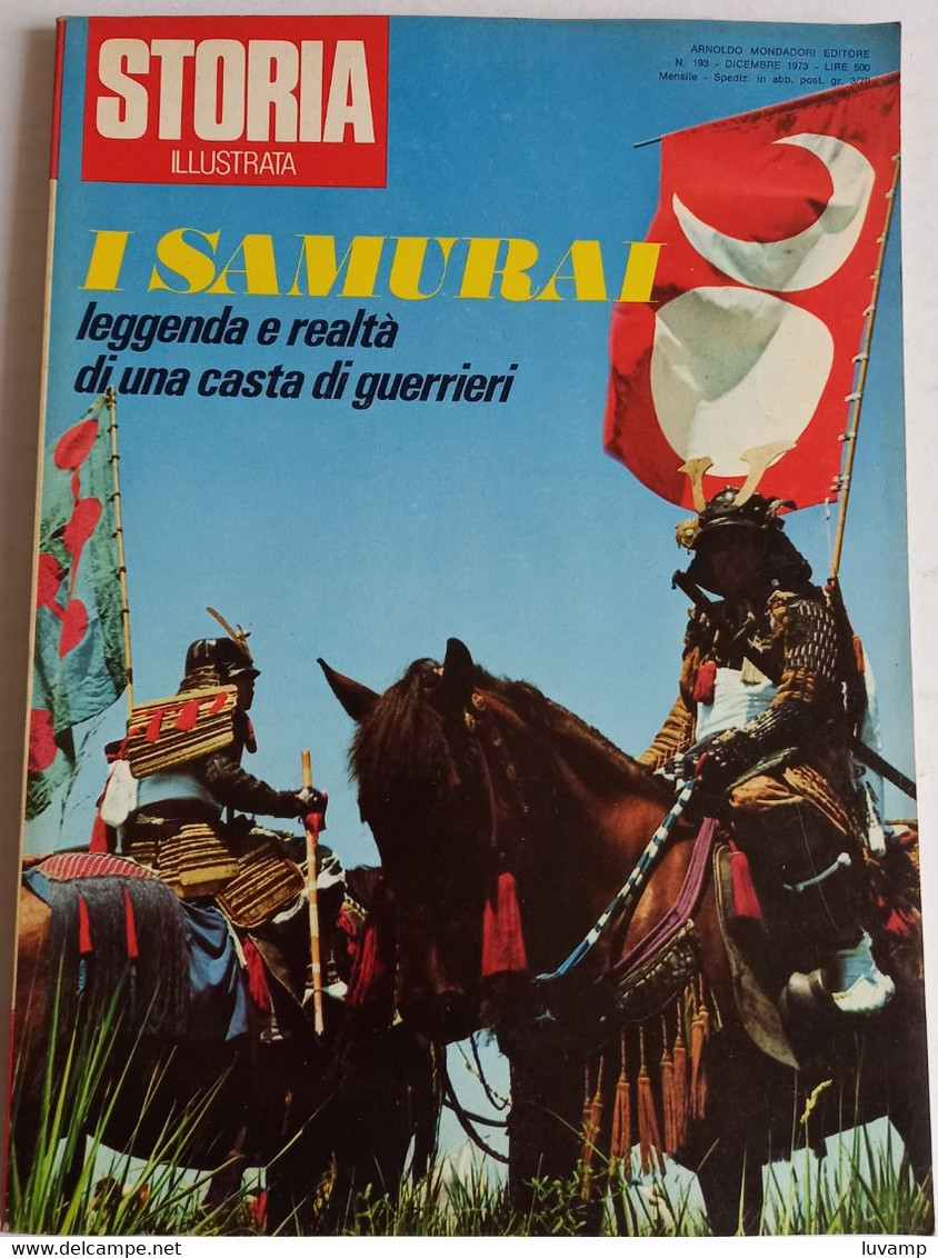 STORIA ILLUSTRATA -  SAMURAI - N. 193 ( CART 77B) - History