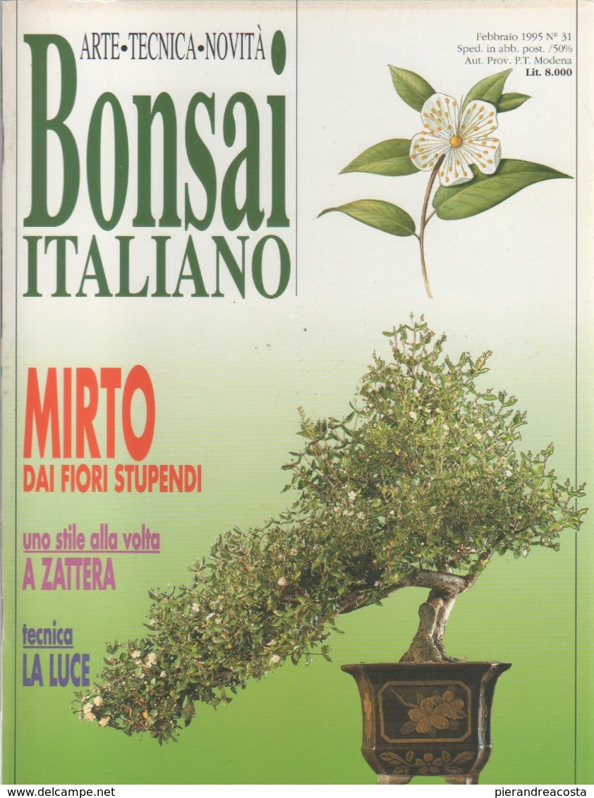 Bonsai Italiano. N. 31.  Febbraio 1995 - Casa, Giardino, Cucina