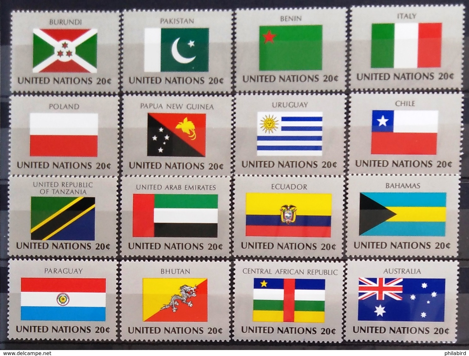 NATIONS-UNIS  NEW YORK                   N° 416/431                            NEUF** - Neufs