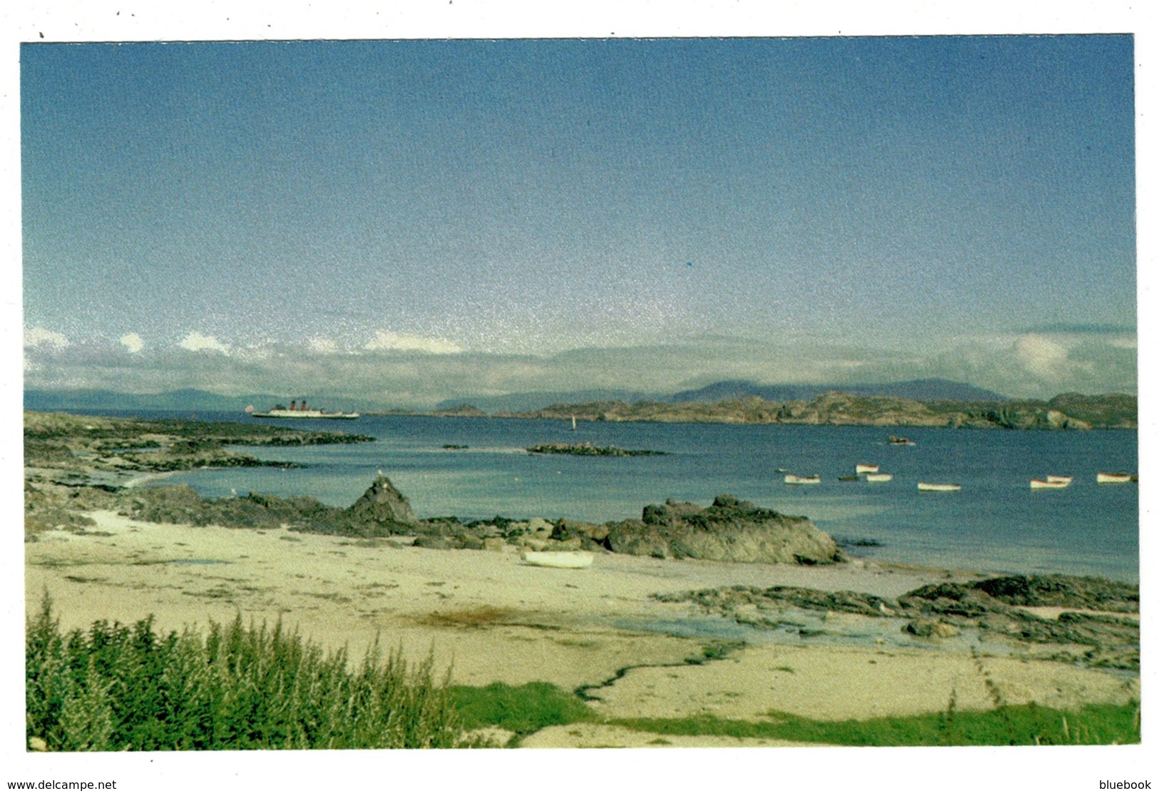 Ref 1356 - 2 X Postcard - Iona Abbey & Sound Of Iona Island Scotland - Argyllshire