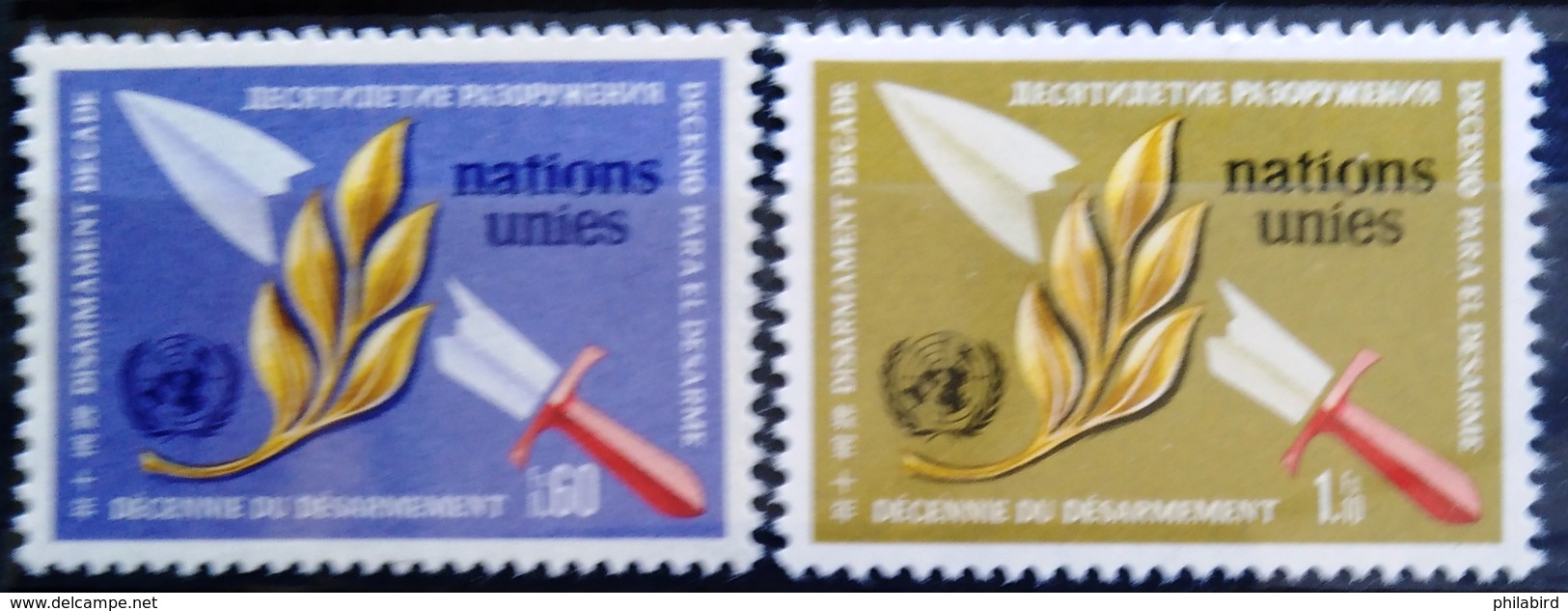 NATIONS-UNIS  GENEVE                  N° 30/31                      NEUF** - Nuevos