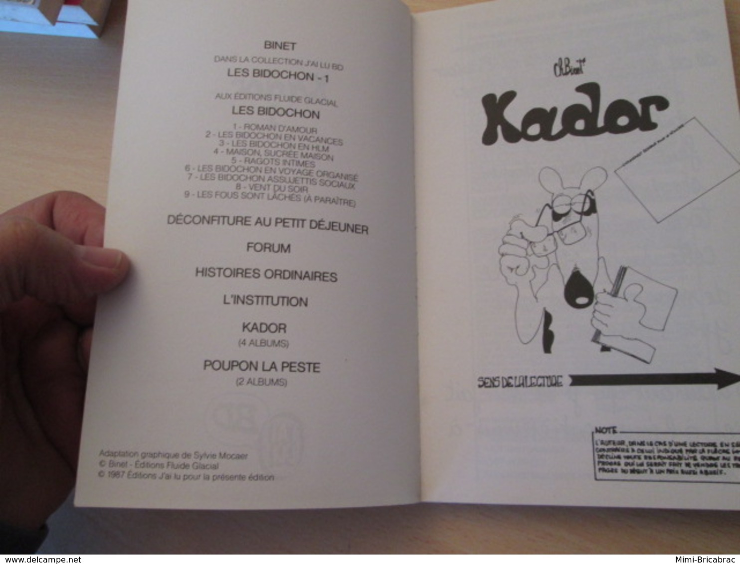 BD0320 / KADOR Tome I Par BINET , J'AI LU BD Edition De Poche 1987 TRES Bon état ! - Kador