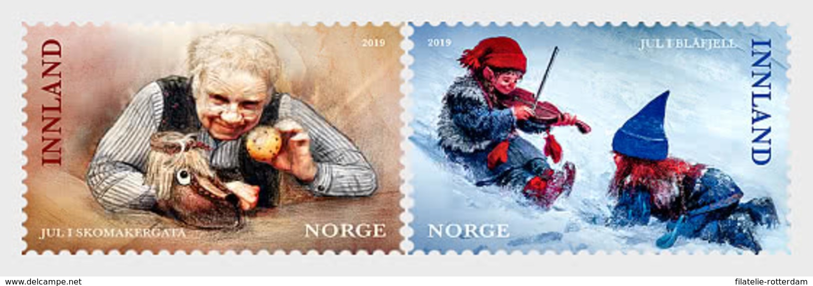 Noorwegen / Norway - Postfris / MNH - Complete Set Kerstmis 2019 - Ungebraucht