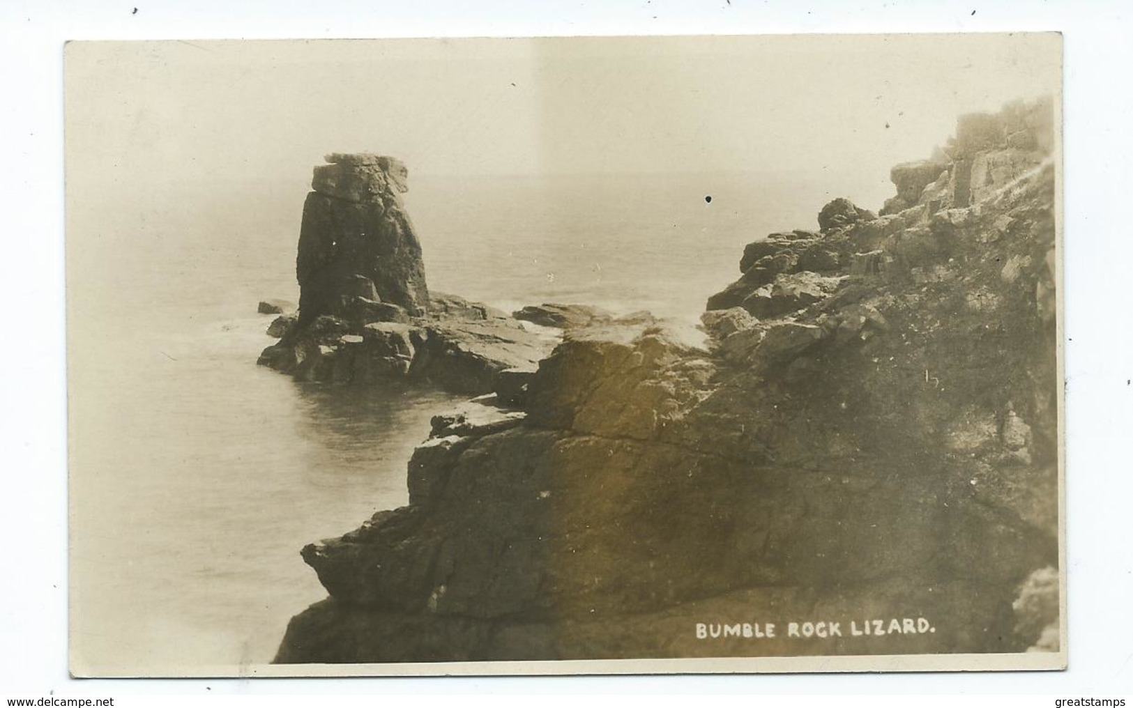 Cornwall Postcard Lizard Bumble Rock   Rp No Publisher - Land's End