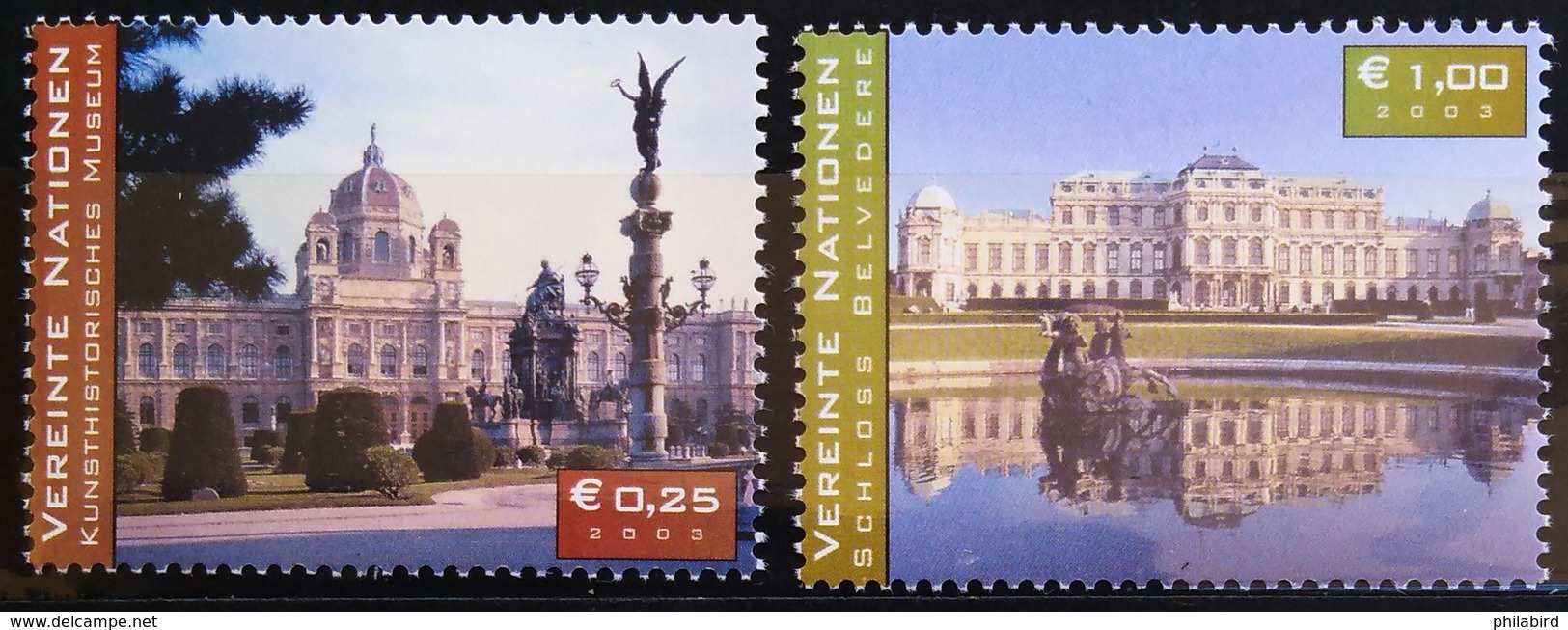 NATIONS-UNIS  VIENNE                  N° 399/400                     NEUF** - Nuovi