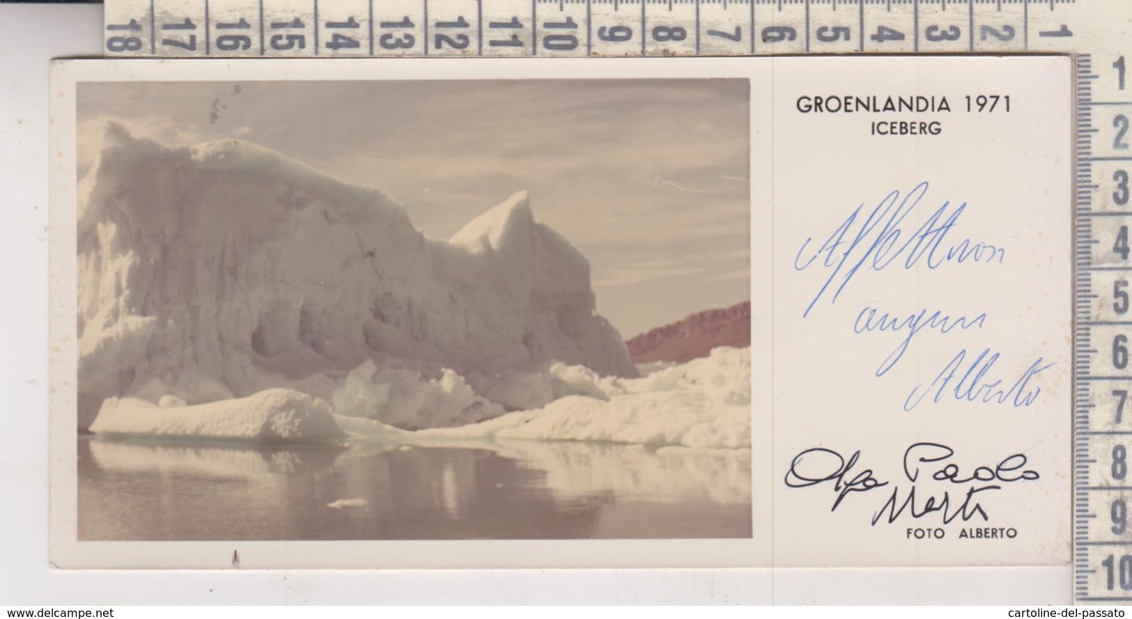 GROENLANDIA  GROENLAND  ICEBERG FOTOCARTOLINA - Greenland