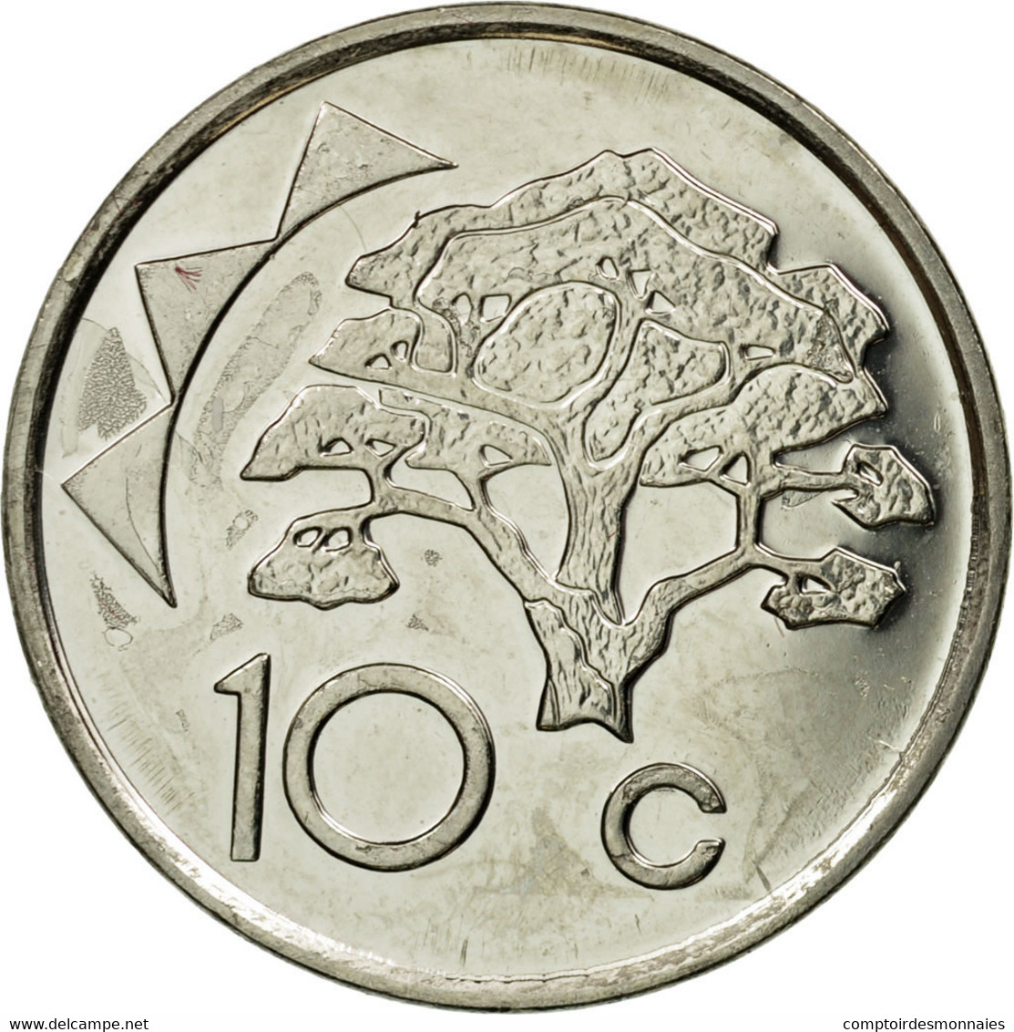 Monnaie, Namibia, 10 Cents, 2002, Vantaa, TTB, Nickel Plated Steel, KM:2 - Namibie