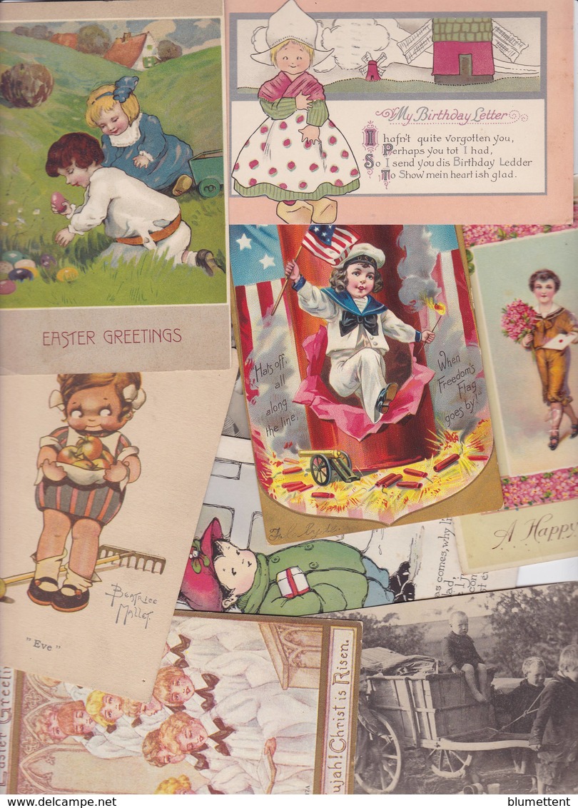 Lot 2343 De 10 CPA Fantaisies Enfants Déstockage Pour Revendeurs Ou Collectionneurs - 5 - 99 Cartoline