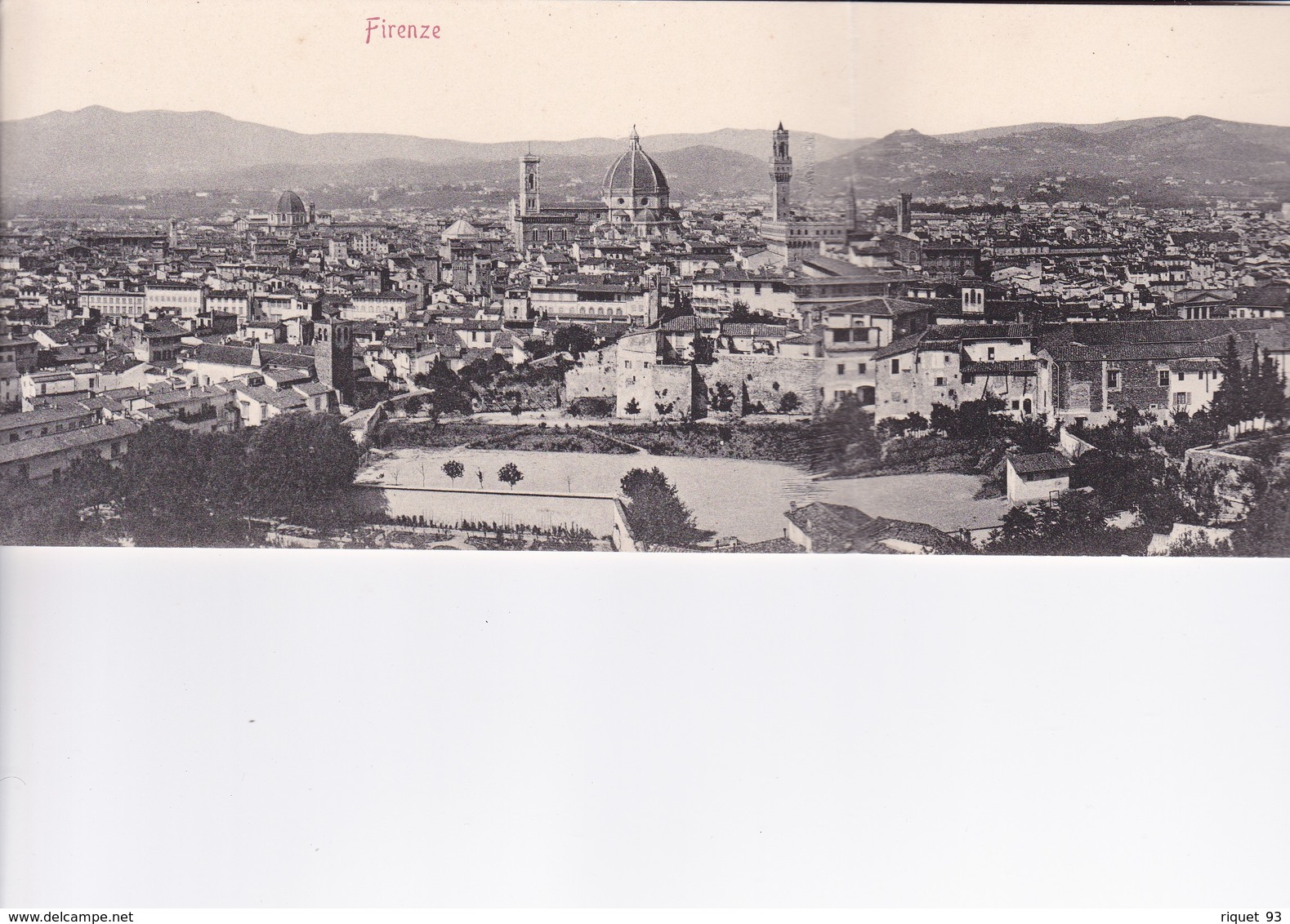Firenze (Florence) - Carte Panoramique 3 Volets - Firenze (Florence)