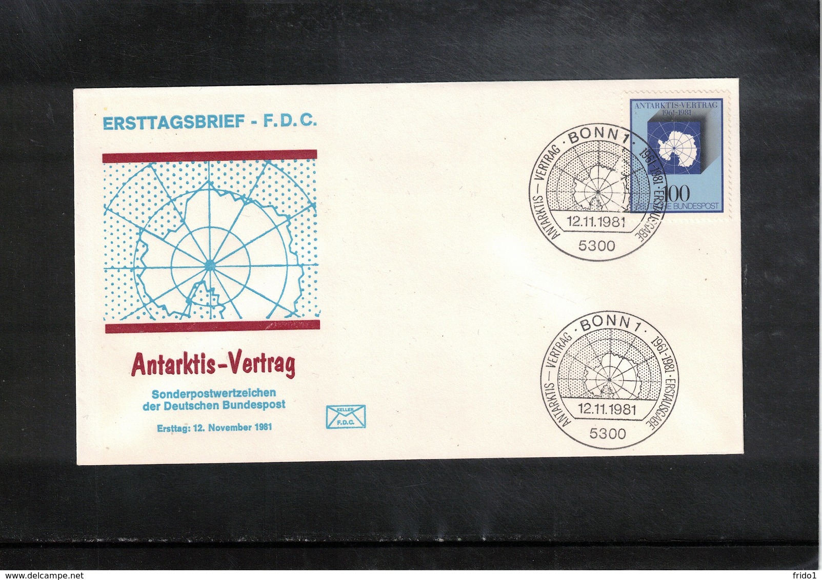 Germany / Deutschland 1981 Antarctic Treaty FDC - Traité Sur L'Antarctique