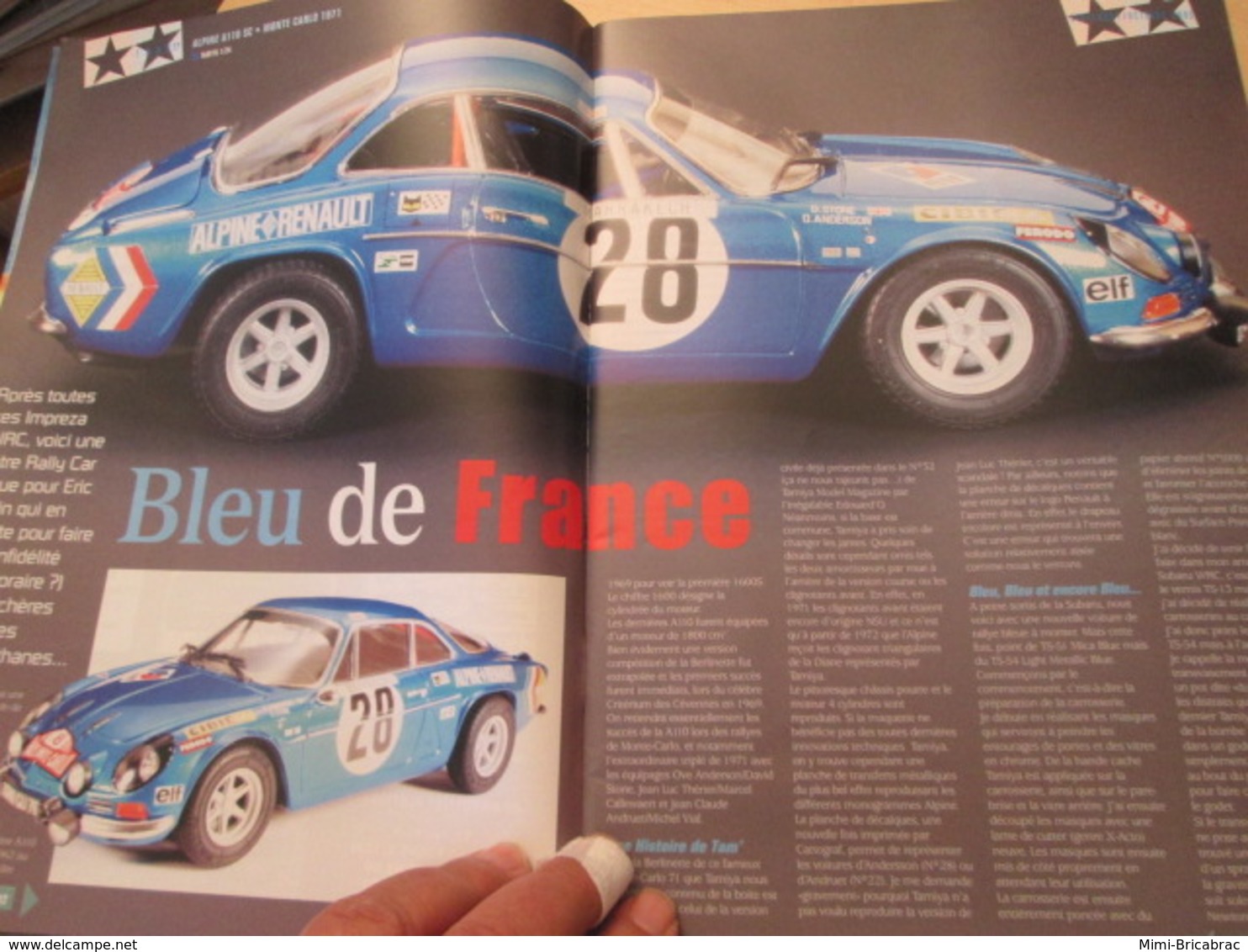 WW2013-2 Revue Maquettiste Plastique / TAMIYA MODEL MAGAZINE N°77 De 2005 Valait 5,95€ , Sommaire En Photo 2 Ou 3 - France