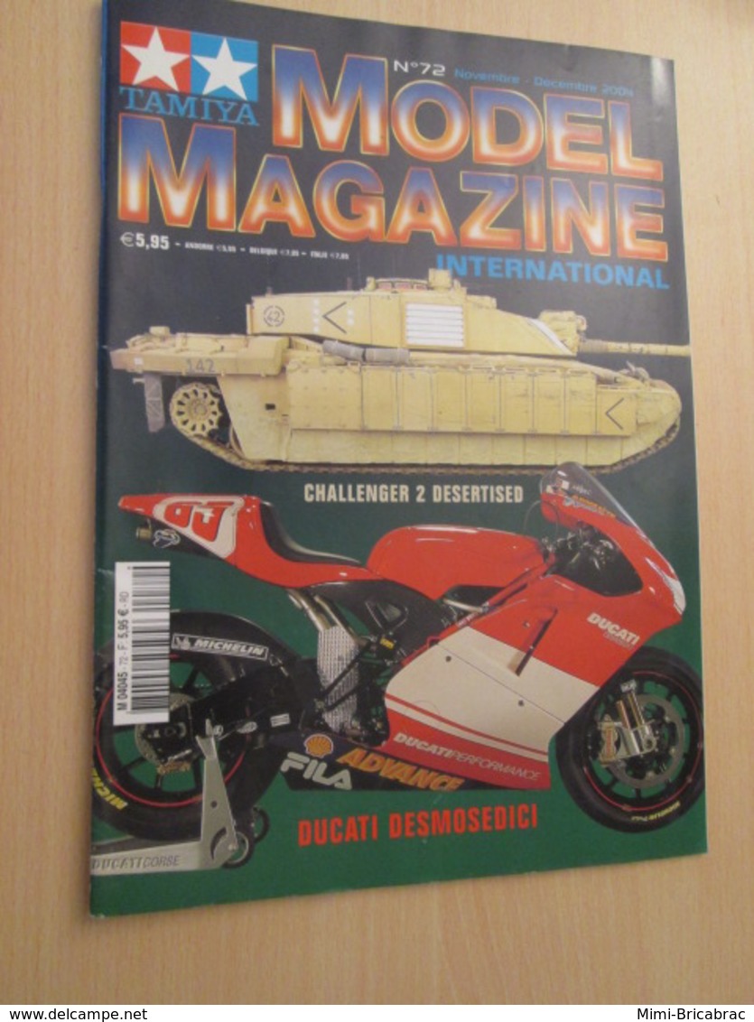 WW2013-2 Revue Maquettiste Plastique / TAMIYA MODEL MAGAZINE N°72 De 2004 Valait 5,40€ , Sommaire En Photo 2 Ou 3 - France