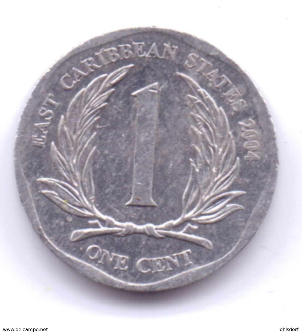 EAST CARIBBEAN STATES 2004: 1 Cent, KM 34 - Caraibi Orientali (Stati Dei)