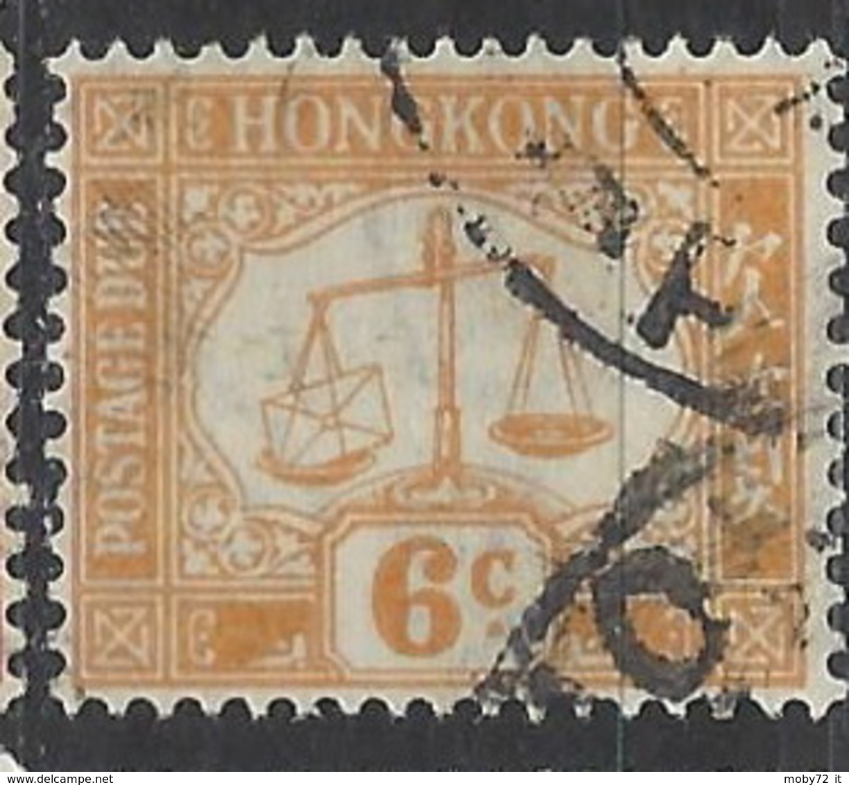 Hong Kong - 1924 - Usato/used - Segnatasse - Mi N. 4 - Postage Due