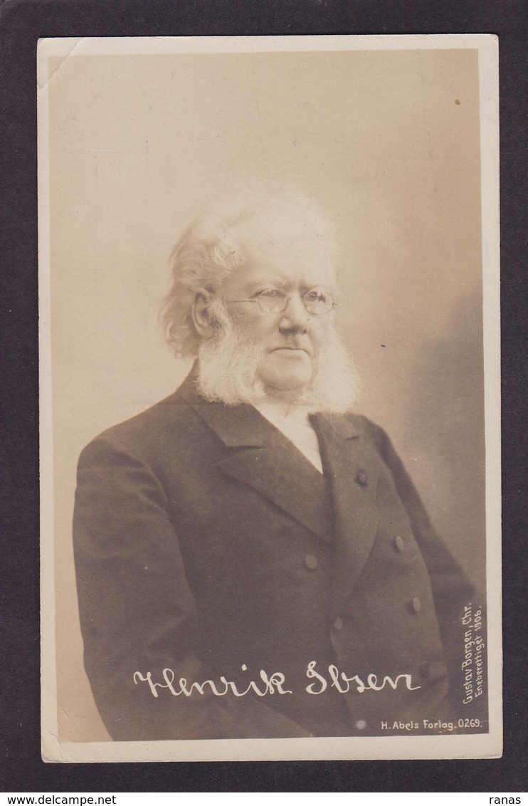 CPA Norvège Norge Non Circulé Carte Photo Henrik IBSEN - Noorwegen