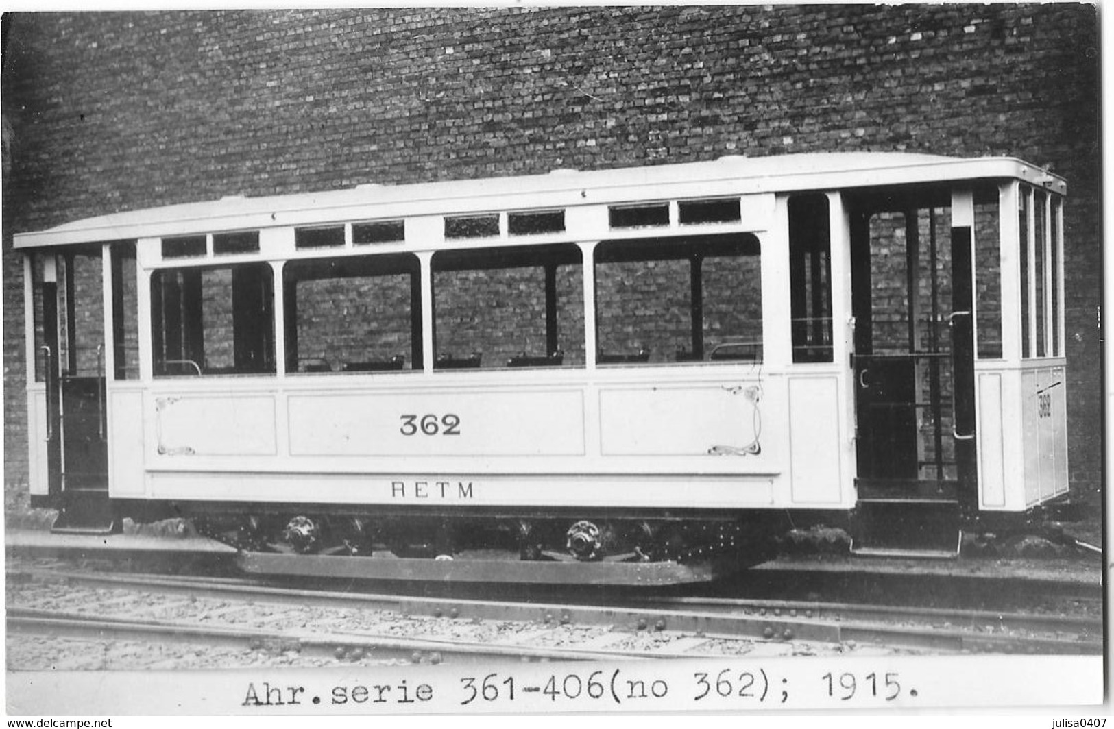 ROTTERDAM (Pays Bas) Photographie Tramway électrique Gros Plan Vers 1950 - Rotterdam