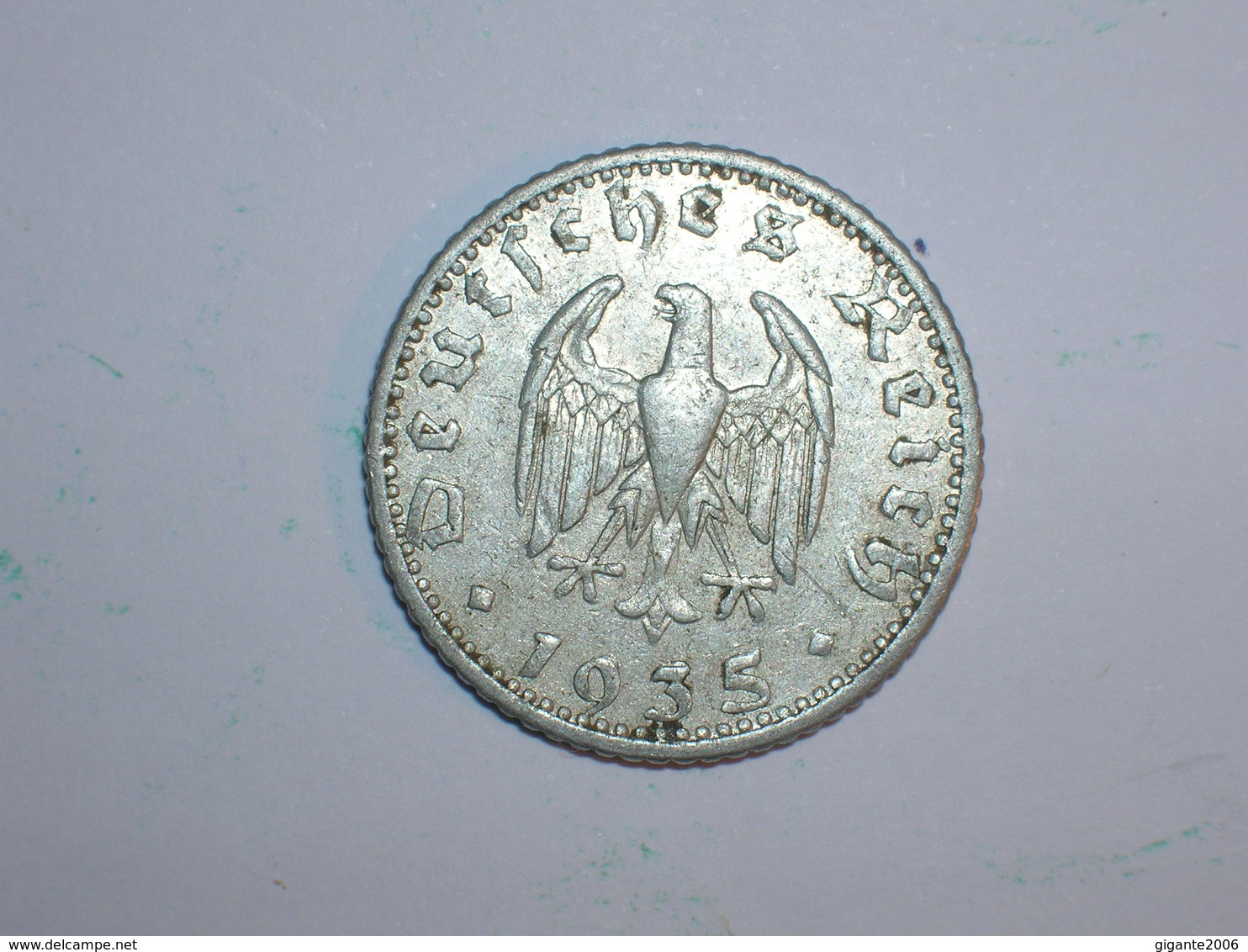 ALEMANIA 50 PFENNIG 1935 E (1219) - 50 Reichspfennig