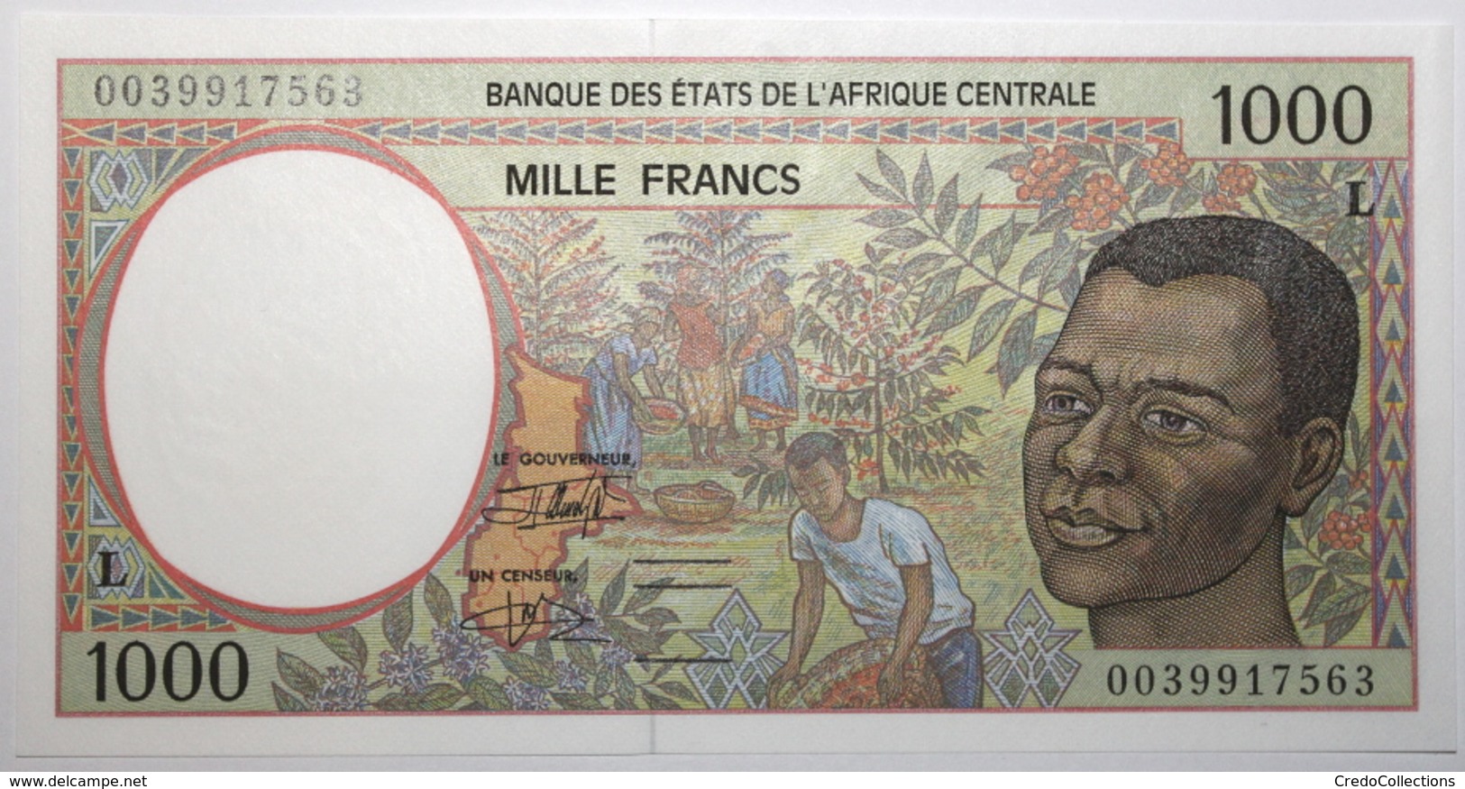 Gabon - 1000 Francs - 2000 - PICK 402Lg - NEUF - Central African States