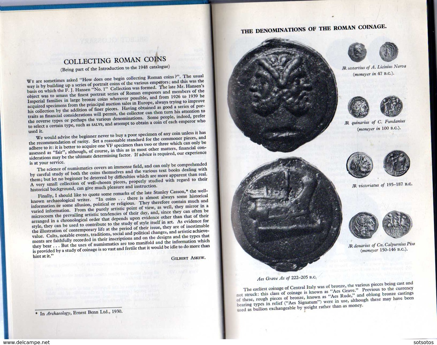 Roman coins and their values: David R. Sear - Third revised edition 1981, Seaby - 376 pages + 12 pages of photos, in ver