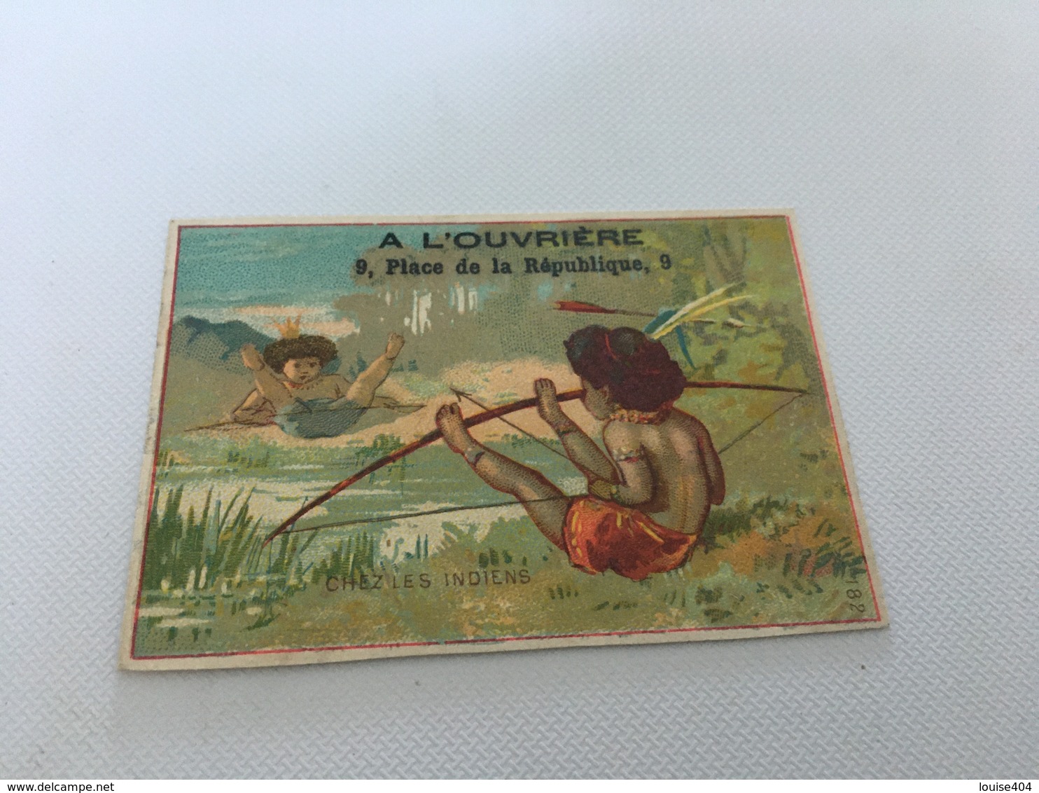 BM - 1400 - A L'ouvriere - Costumes Et Confections - Enfants Archers - Boogschieten