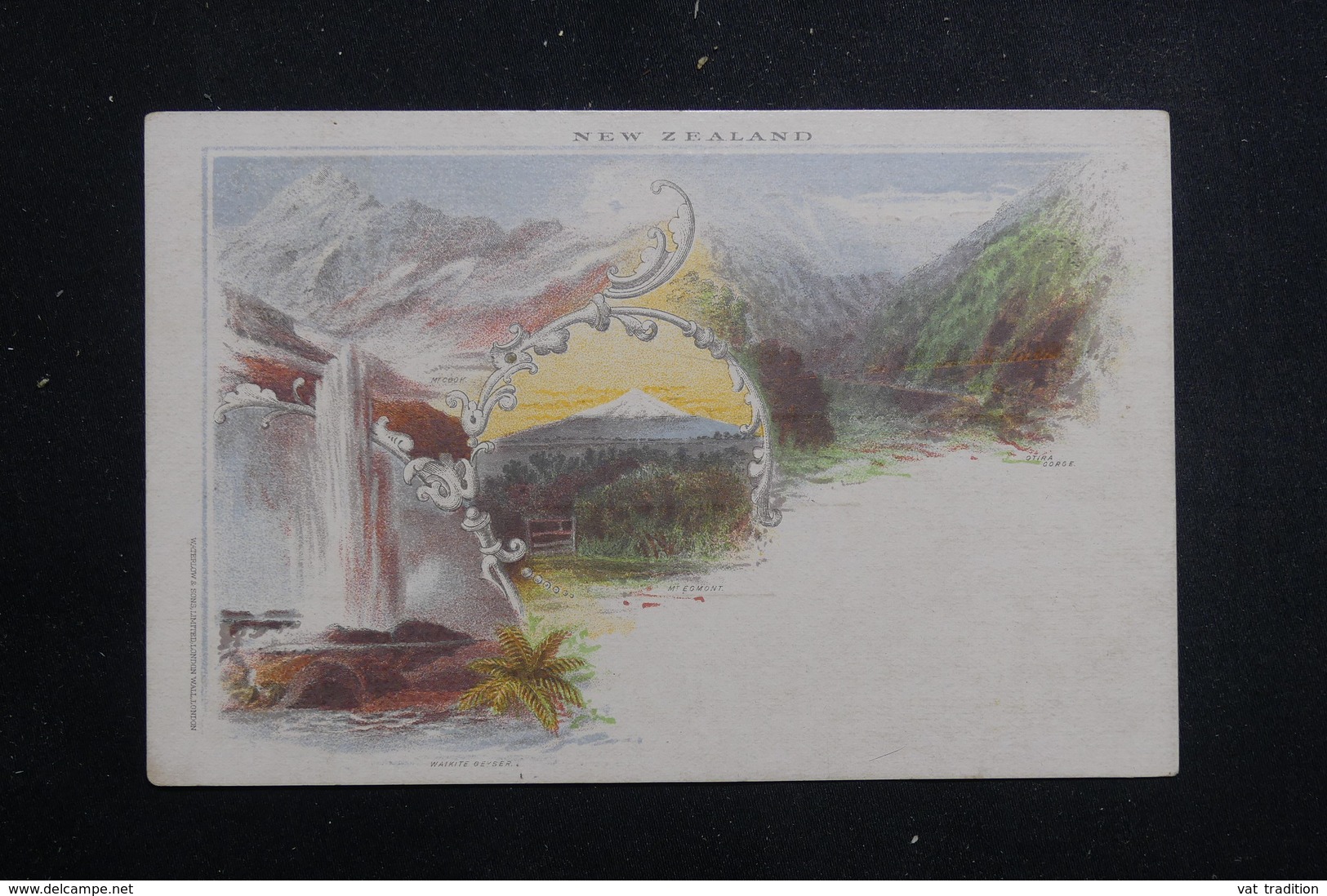 NOUVELLE ZÉLANDE - Entier Postal Type Victoria , Illustration Au Verso De La Nouvelle Zélande  - L 61382 - Covers & Documents